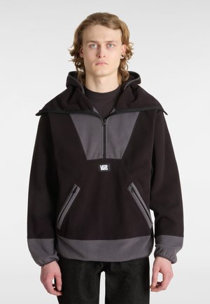 Felpa in pile - black