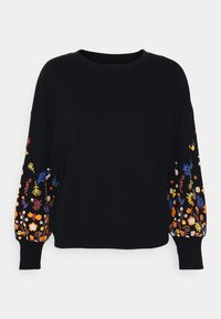 ONLBROOKE O NECK FLOWER - Sportska majica - black