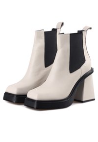 Cesare Gaspari Botines con plataforma - beige