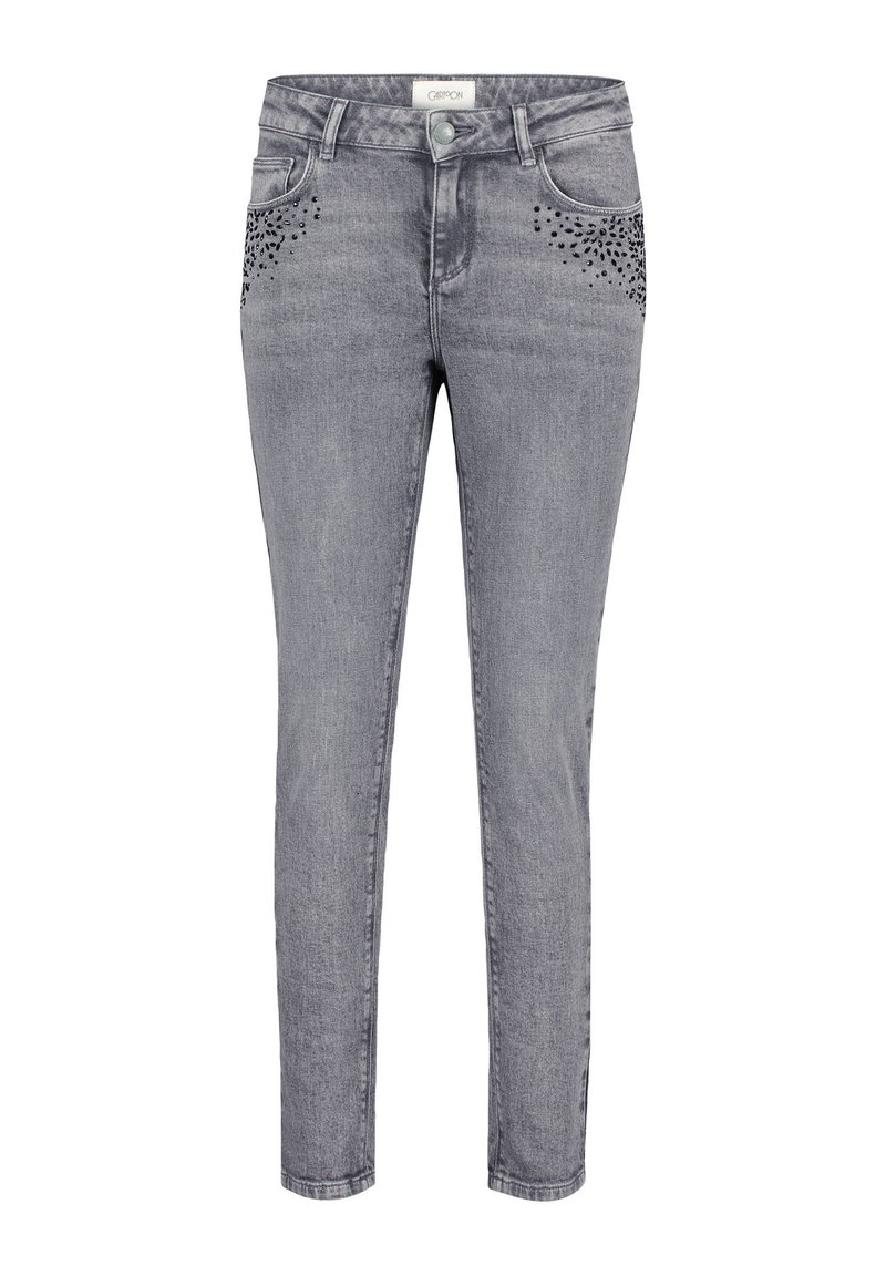 Cartoon MIT STRASS Jeans Skinny Fit grey denim/grey Zalando