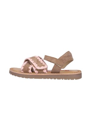 Shoesme, SHOESME MEISJES PLATTE SANDALEN CA26S051. - Sandalen - taupe