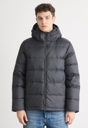 ZIP OFF HOOD - Gewatteerde jas - asphalt