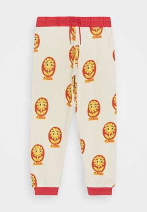FLOWER UNISEX - Tracksuit bottoms - offwhite