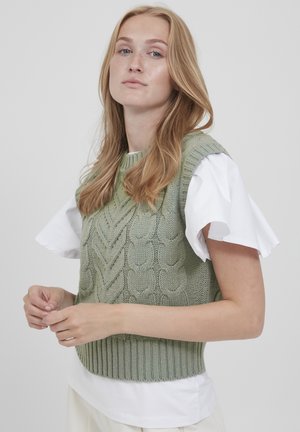 BYOTINKA - Stickad tröja - seagrass
