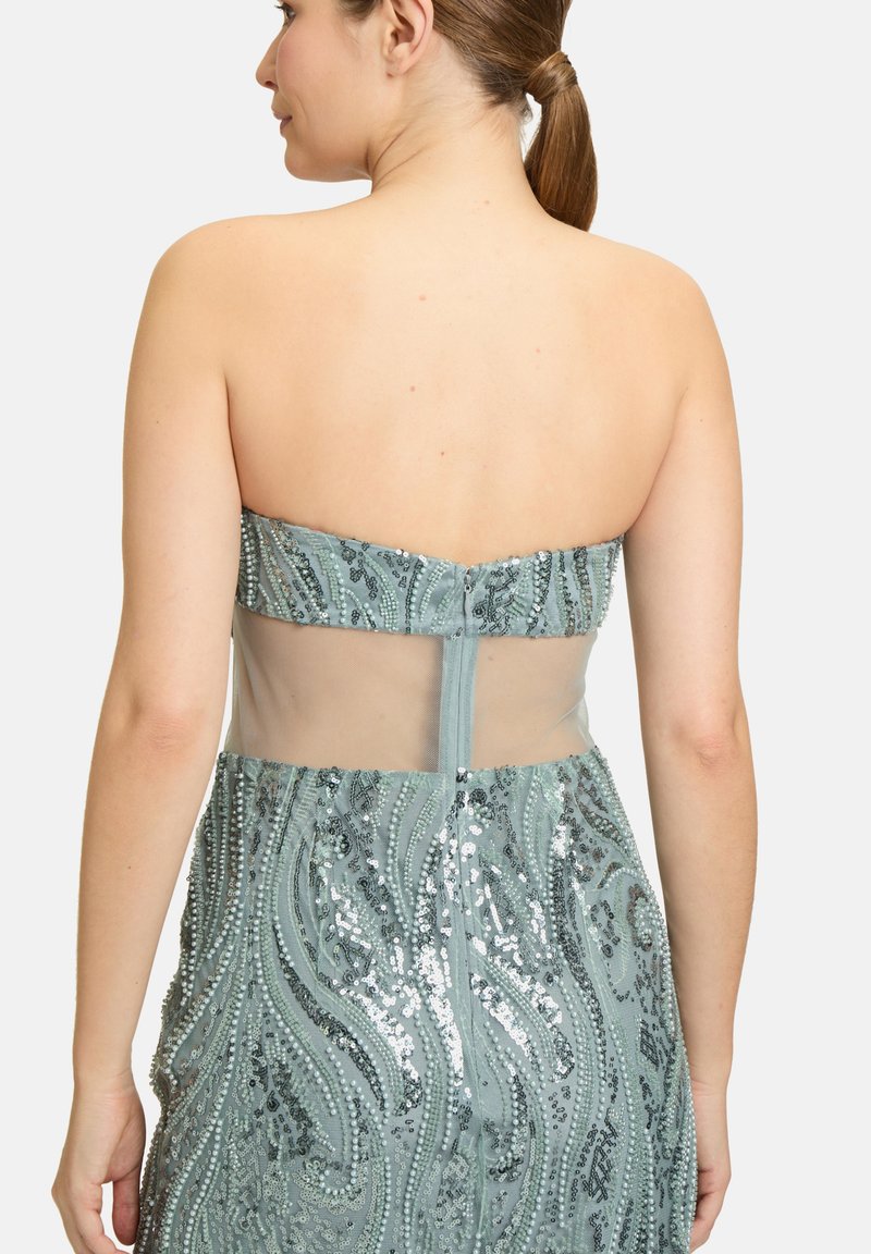 Gilet Femme Vera Mont Taille 44 - Bleu à Paillettes - Neuf Avec étiquettes - Soirée