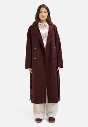 Short coat - plum