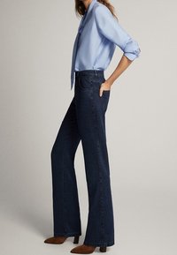 Massimo Dutti Jean flare - dark blue