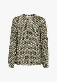 Selected, black graphic leaf print