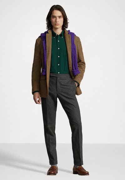 Polo Ralph Lauren SLIM FIT GARMENT-DYED OXFORD SHIRT - Overhemd - hunt club green