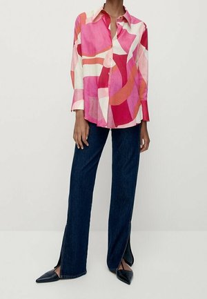 Overhemdblouse - pink