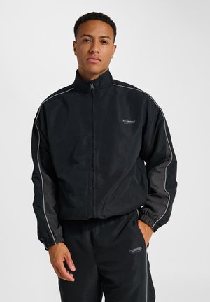 LOOSE TRACK TOPSCORER - Træningsjakke - black ebony