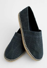 Next CRINKLE FRILL TRIM - Espadrille - navy