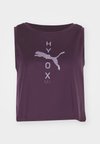 HYROX CLOUDSPUN SLEEVELESS TANK - Topper - midnight plum