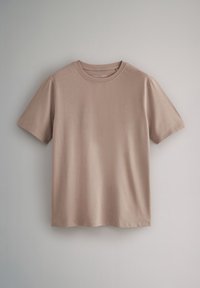 THE SET 4 PACK SHORT SLEEVE  - REGULAR FIT - T-Shirt basic - taupe brown pink cream stripe