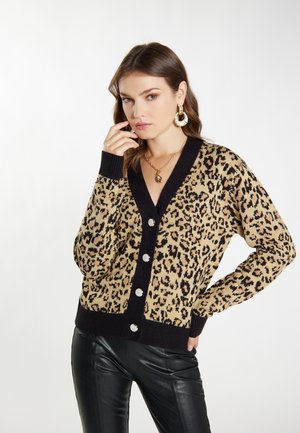 faina Cardigan - schwarz beige