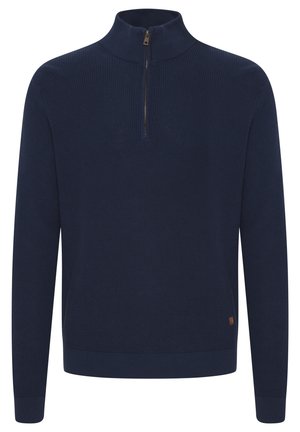 BHCODFORD HALF-ZIPP - Strickpullover - dress blues