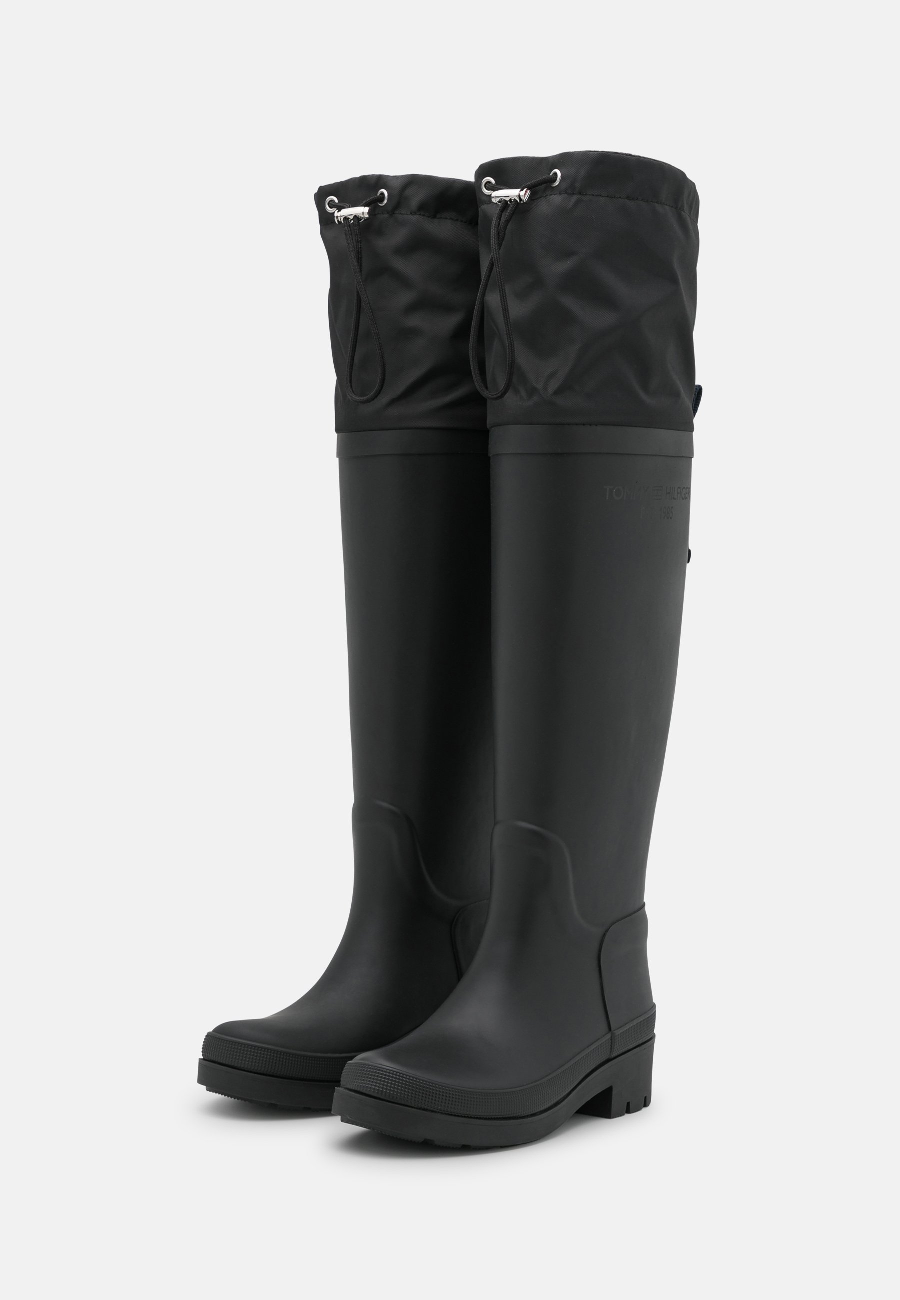 Tommy Hilfiger Botas de agua - black/negro - Zalando.es