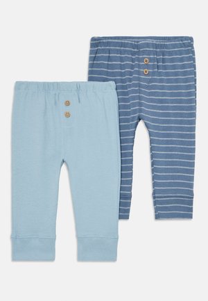 SET 2 PACK - Leggings - Trousers - dark blue/light blue/off-white