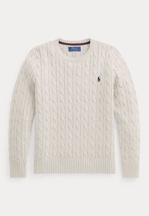 Polo Ralph Lauren, CABLE-KNIT COTTON SWEATER 7-14Y - Svetrík - nevis