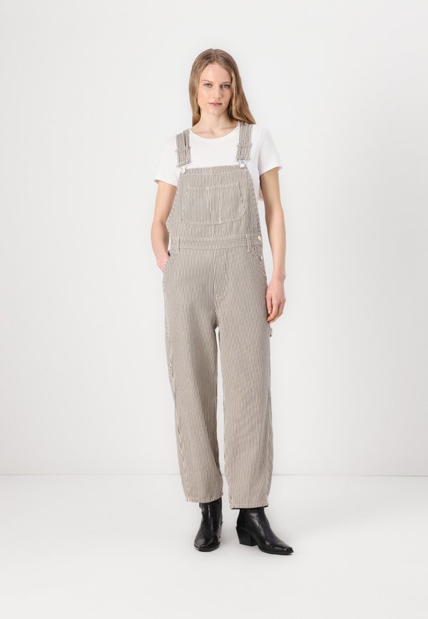 RELAXED FIT BARREL LEG - Dungarees