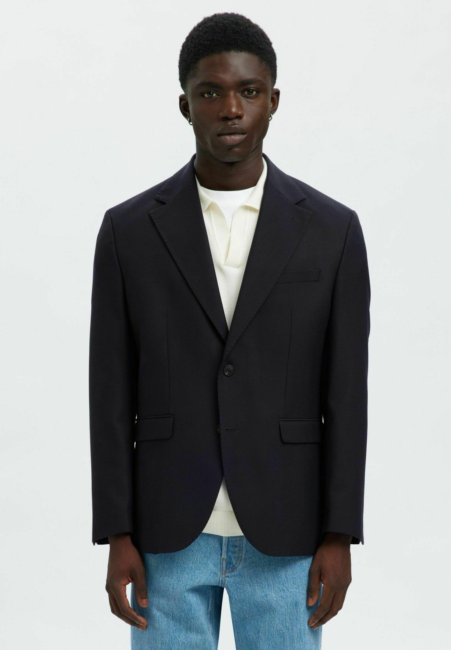 Selected Homme Blazer Mylo Bill Homme Gris Foncé