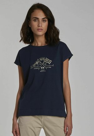 TESSA - Print T-shirt - navy