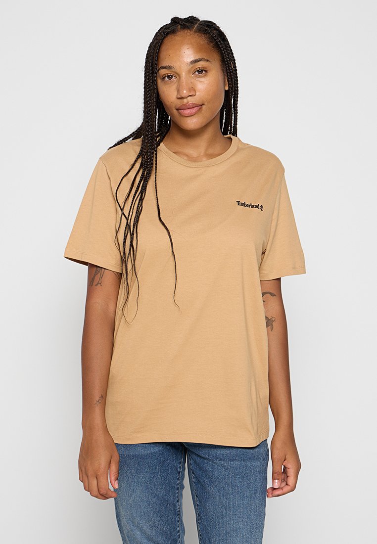 Timberland T-shirt basic zandkleur Timberland T-shirt basic zandkleur