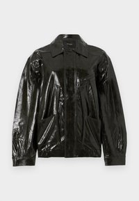 BELIX - Veste en similicuir - marron fonce