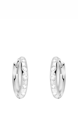 CREOLEN ZIRCONIA - Ohrringe - silver coloured