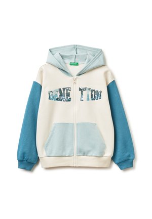 SEQUINS  - Sweatjacke - blue beige
