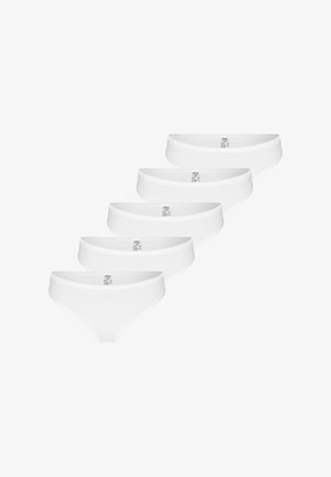 mey, MEY 5 PACK - Tanga - weiß