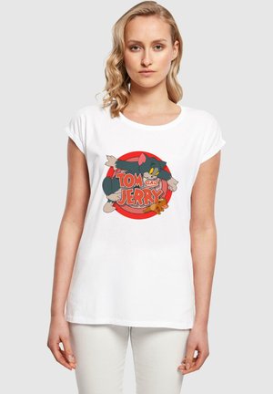 ABSOLUTE CULT TOM AND JERRY - CLASSIC CATCH - T-shirts med print - white