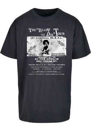 BIGGIE TOUR  - T-shirt print - navy