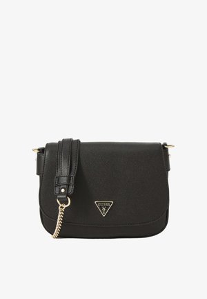 Guess, GUESS SACS À MAIN SILVYE BUCKET BLACK - Sac bandoulière - black bla