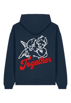 TOGETHER UNISEX OVERSIZED - Hoodie - dark blue