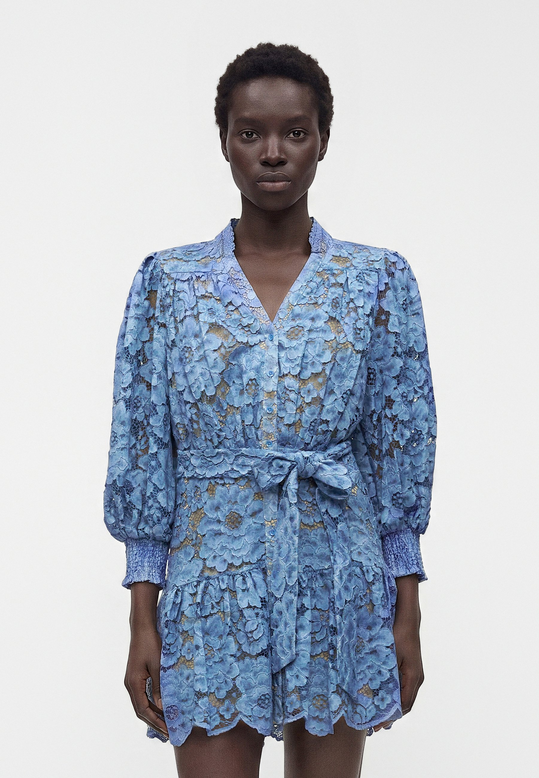 Alice + Olivia CORA VOLUMINOUS TIERED SHIRT DRESS - Day dress - indigo/blue - Zalando.co.uk Alice + Olivia CORA VOLUMINOUS TIERED SHIRT DRESS - Day dress - indigo/blue - Zalando.co.uk