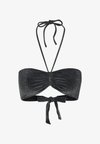 METALLIC - Haut de bikini - black