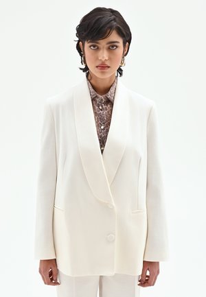 DOPPIOPETTO - Halflange jas - white