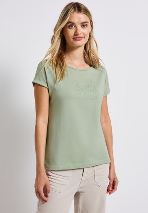 Street One Print T-shirt - grün