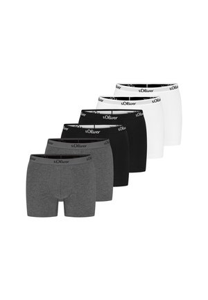 6 PACK - Boxer briefs - grau schwarz weiß