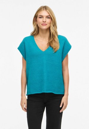 VIBENNA KURZÄRMELIGES - T-shirts basic - enamel blue