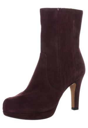 Bottines à talons hauts - brown