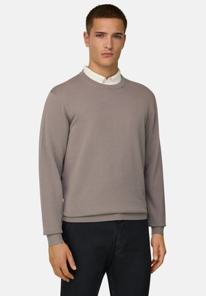 Boggi Milano CREW NECK - Maglione - taupe