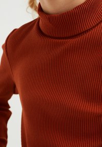 WE Fashion ROLNEK - Hosszú ujjú felső - rust brown