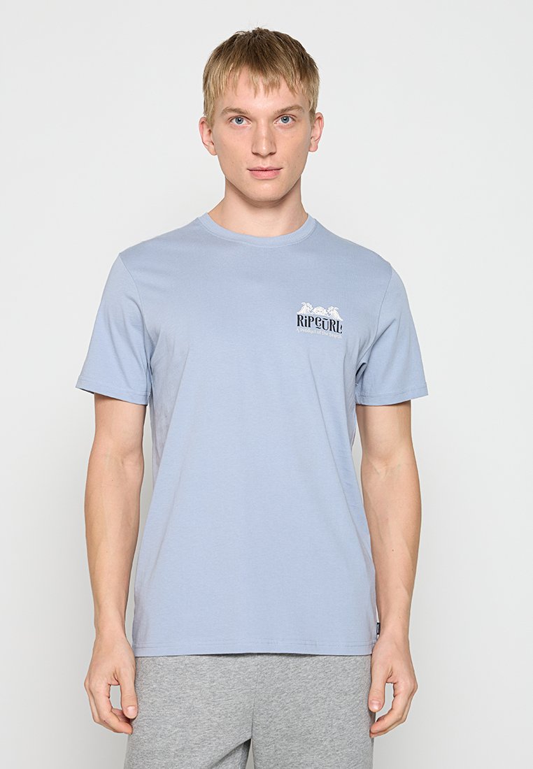 Rip Curl T-shirt print blauwgrijs