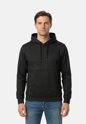 Yes Zee, FELPA 2232 VAR - Felpa con cappuccio - screziato-mottled black
