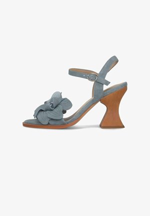 Alma en Pena, High Heel Sandalette - blue denim
