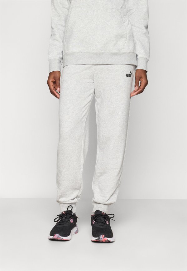 SMALL LOGO COMFORT HIGH WAIST SWEATPANTS - Tracksuit bottoms - light gray heather