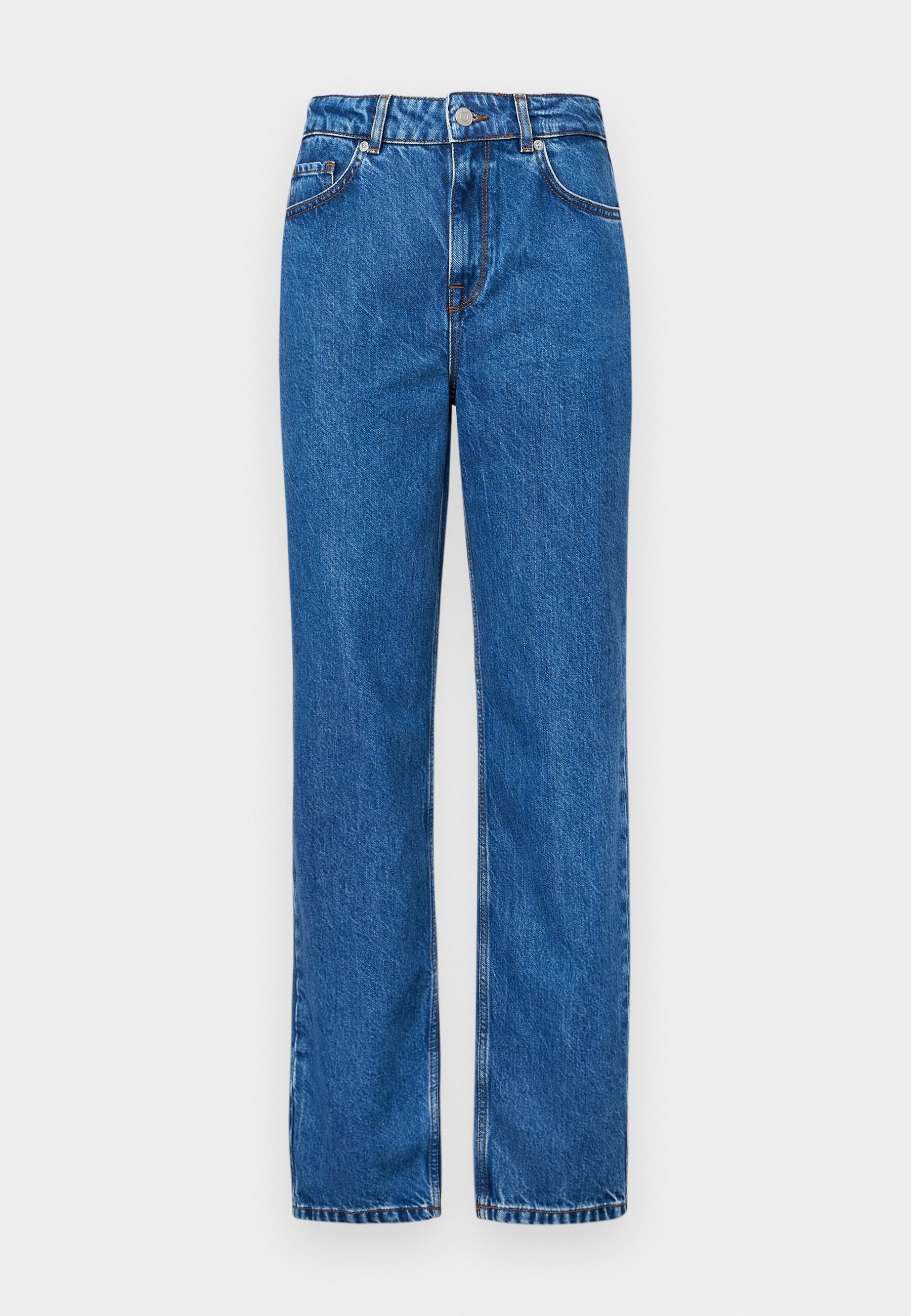 Selected Femme SLFKATJA - Jeansy Straight Leg/niebieski