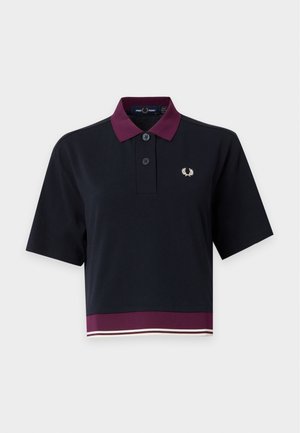 Fred Perry, CONTRAST HEM - поло - navy